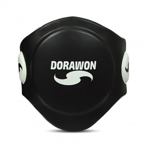 DORAWON, Bouclier sparring LAMPHUN, blanc et noir